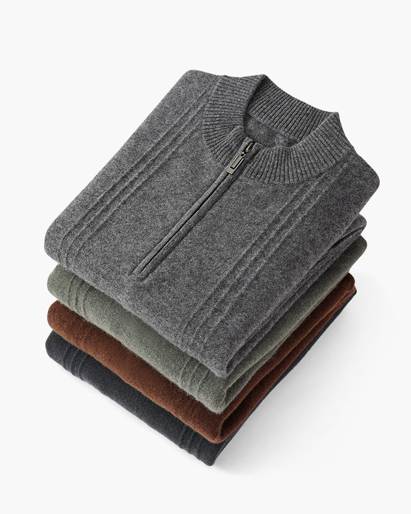Pure Comfort Cashmere Half Zip