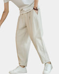 Capri Cotton-Linen Pantalon