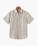 Mykonos Linen Shirt (Shortsleeve)