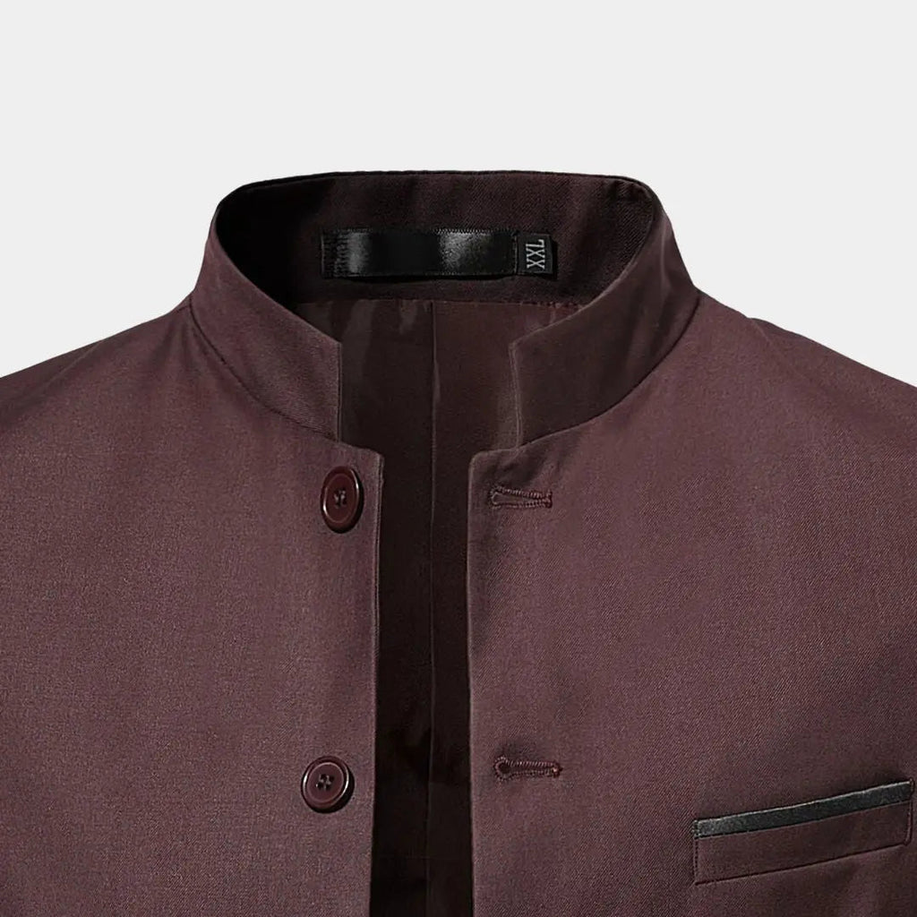 Regal Crest Collar Jacket