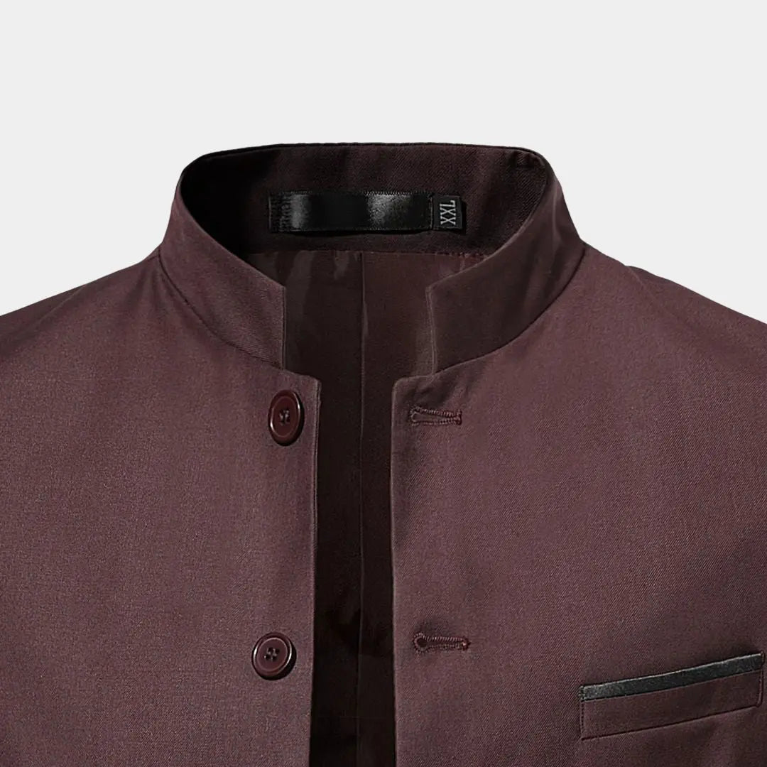 Regal Crest Collar Jacket