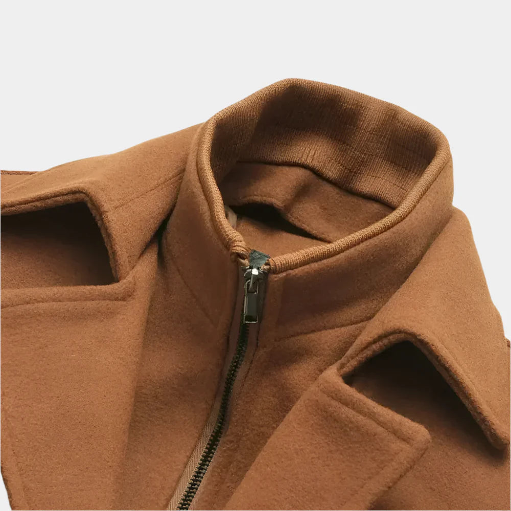Premium Virgin Wool Overcoat