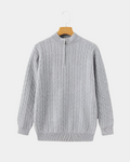 Royal Cashmere Woven Half Zip