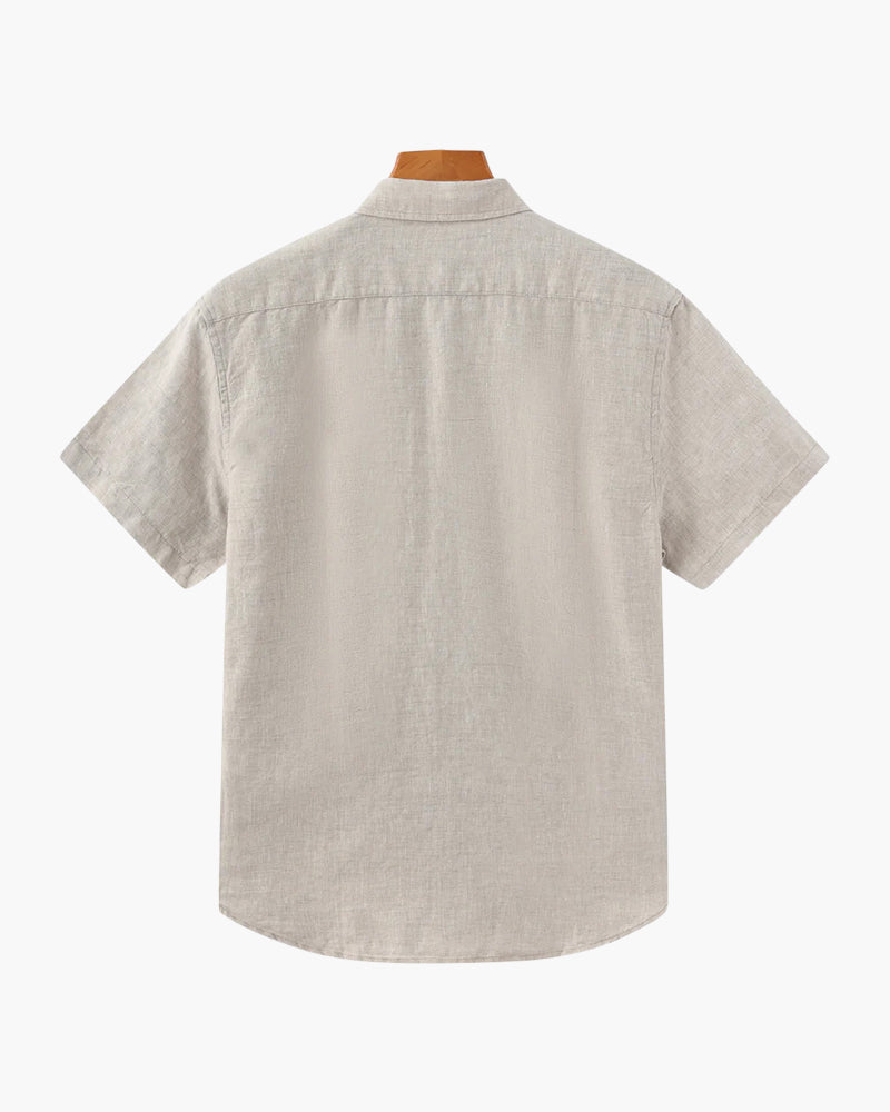 Mykonos Linen Shirt (Shortsleeve)