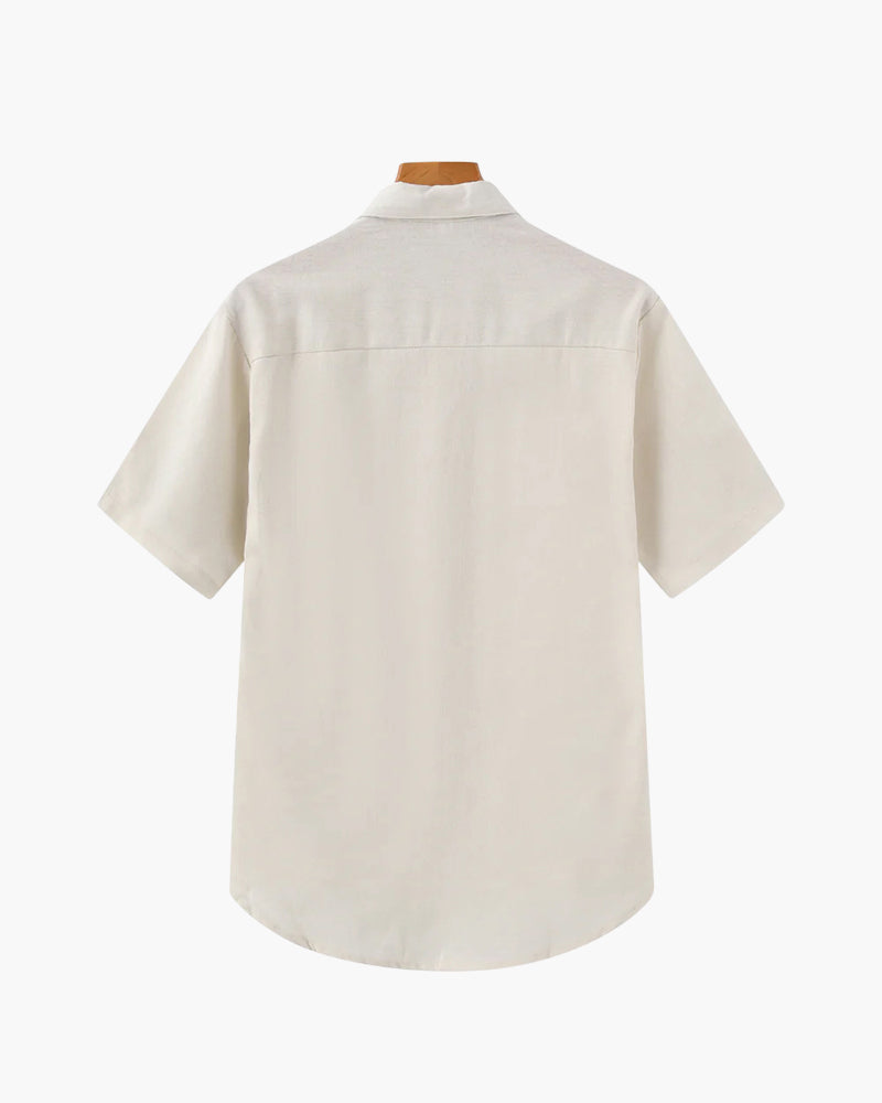 Santorini Linen Polo
