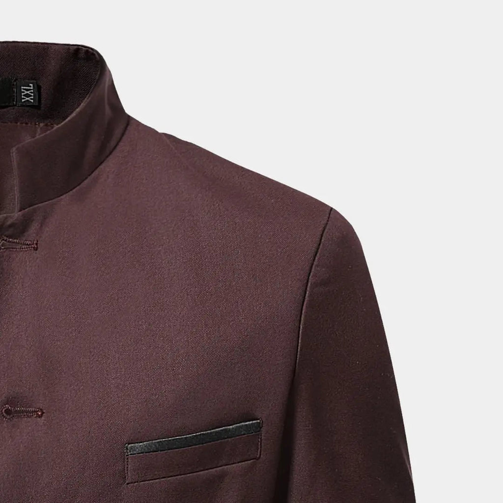 Regal Crest Collar Jacket