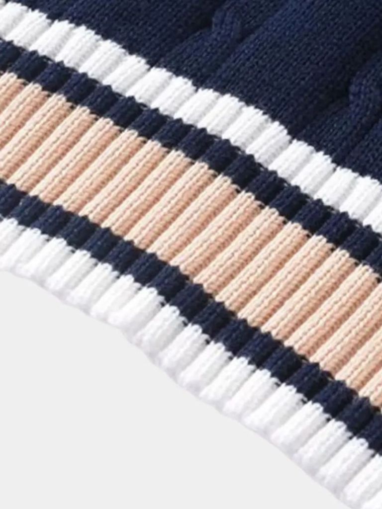 Elegant V-Neck Knit Vest
