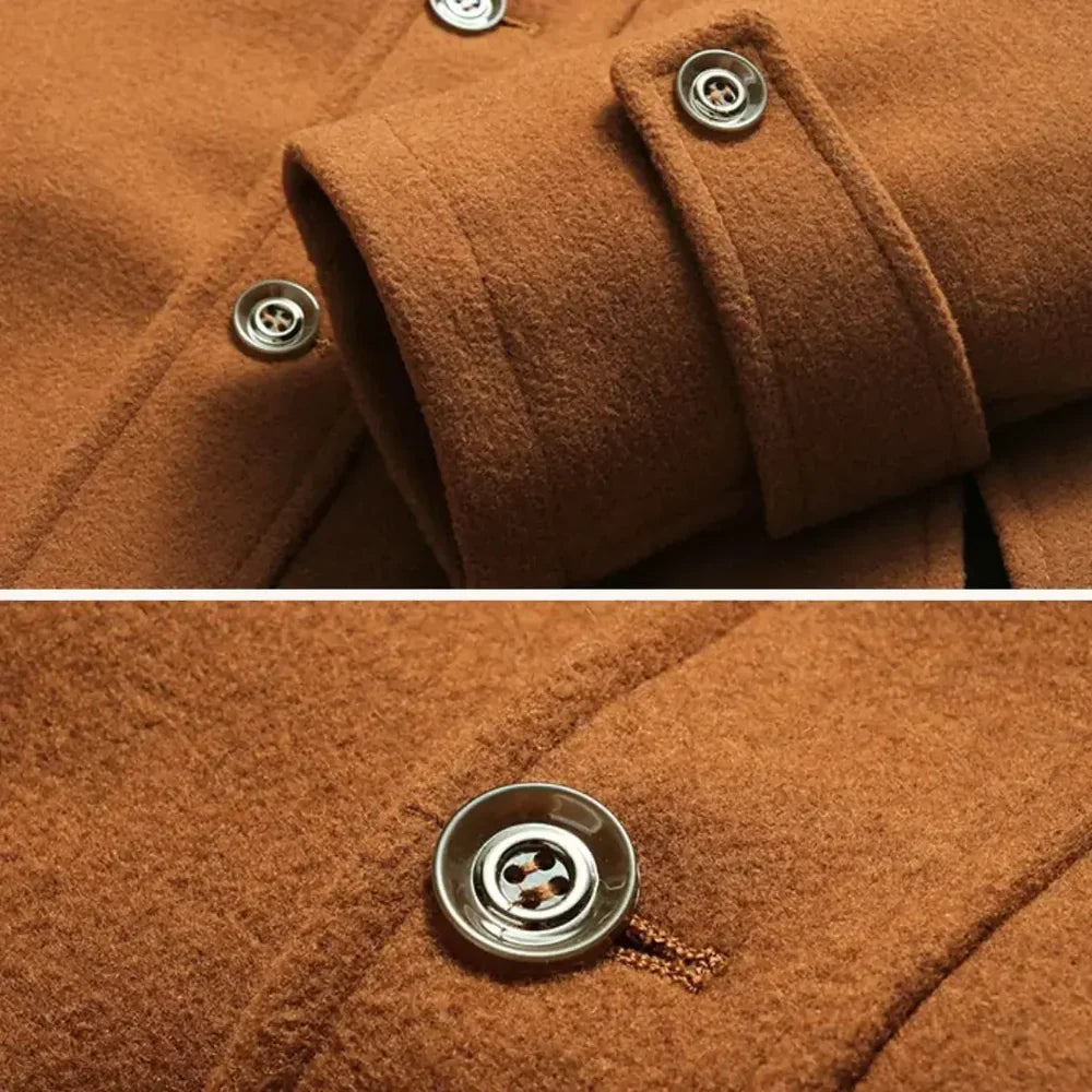 Premium Virgin Wool Overcoat