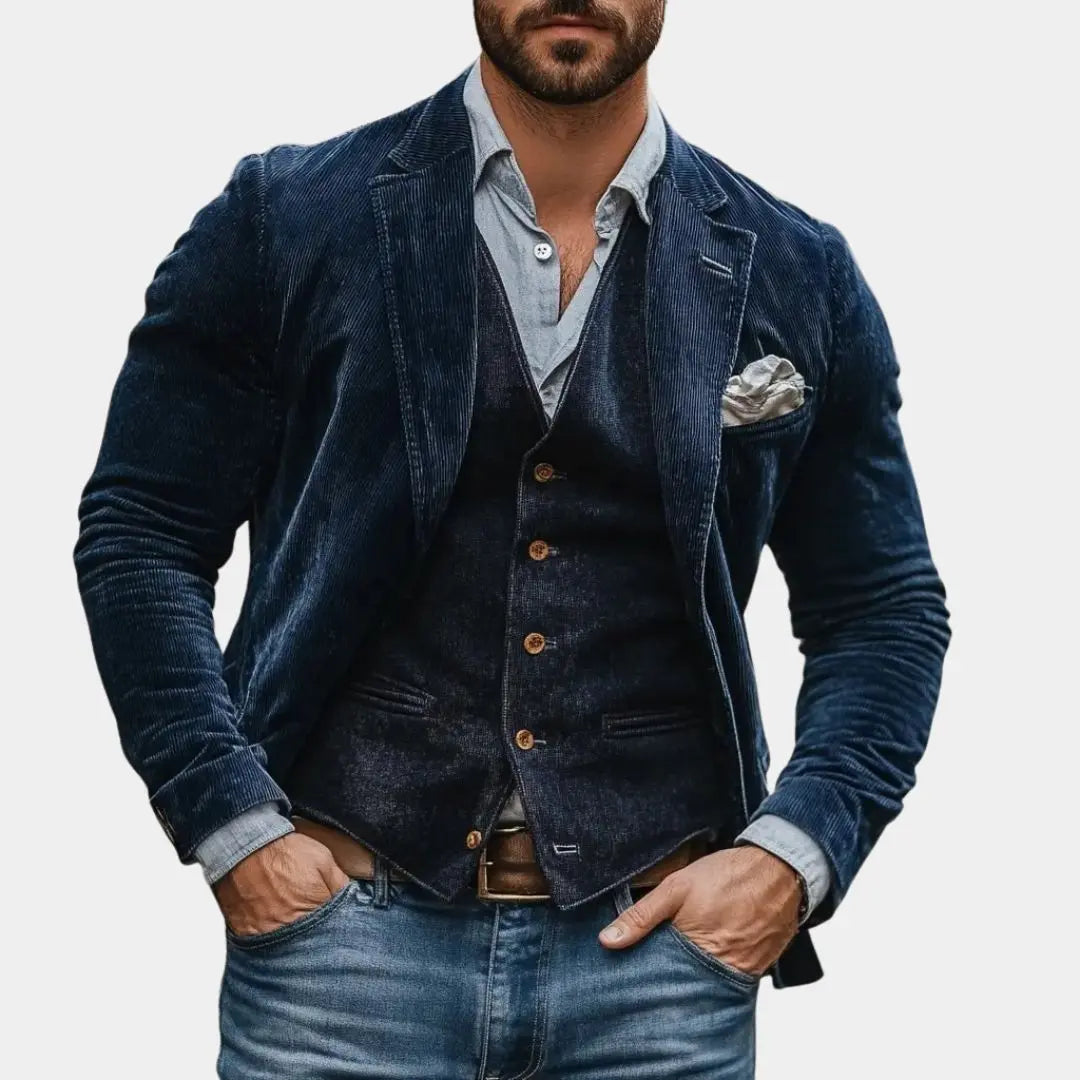 Regal Corduroy Blazer