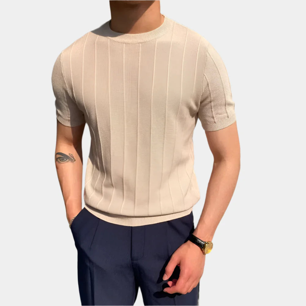 Adriano Ribbed T-Shirt
