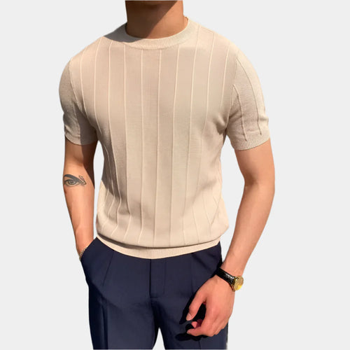 Adriano Ribbed T-Shirt