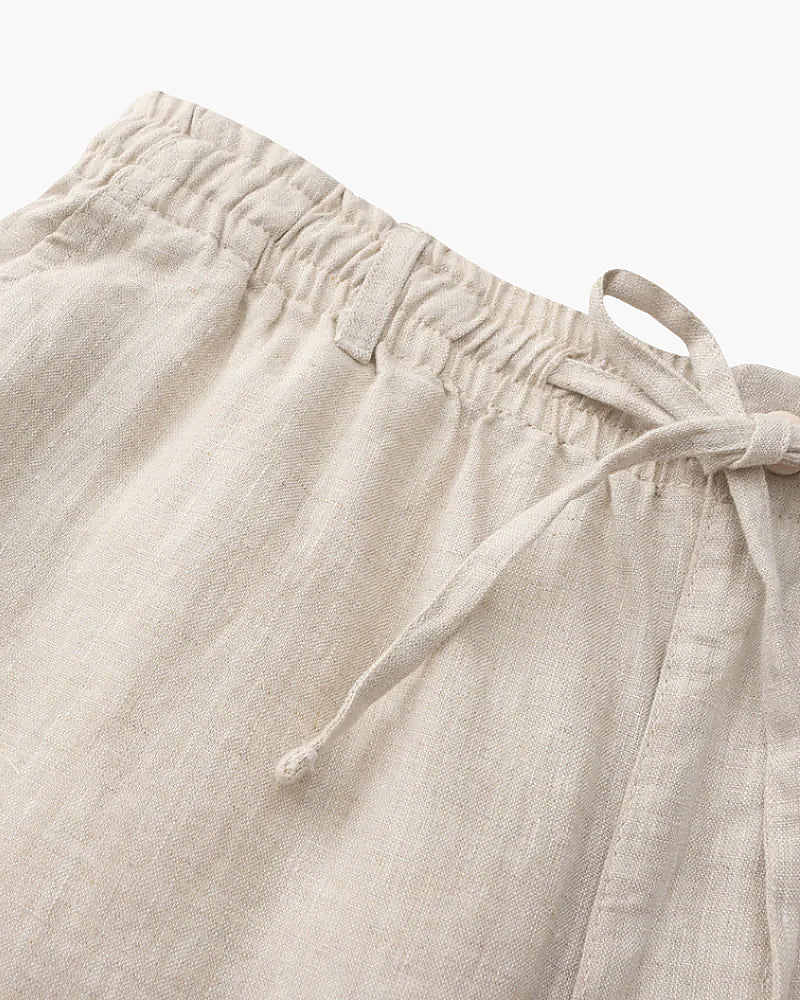 Santorini Linen Shorts