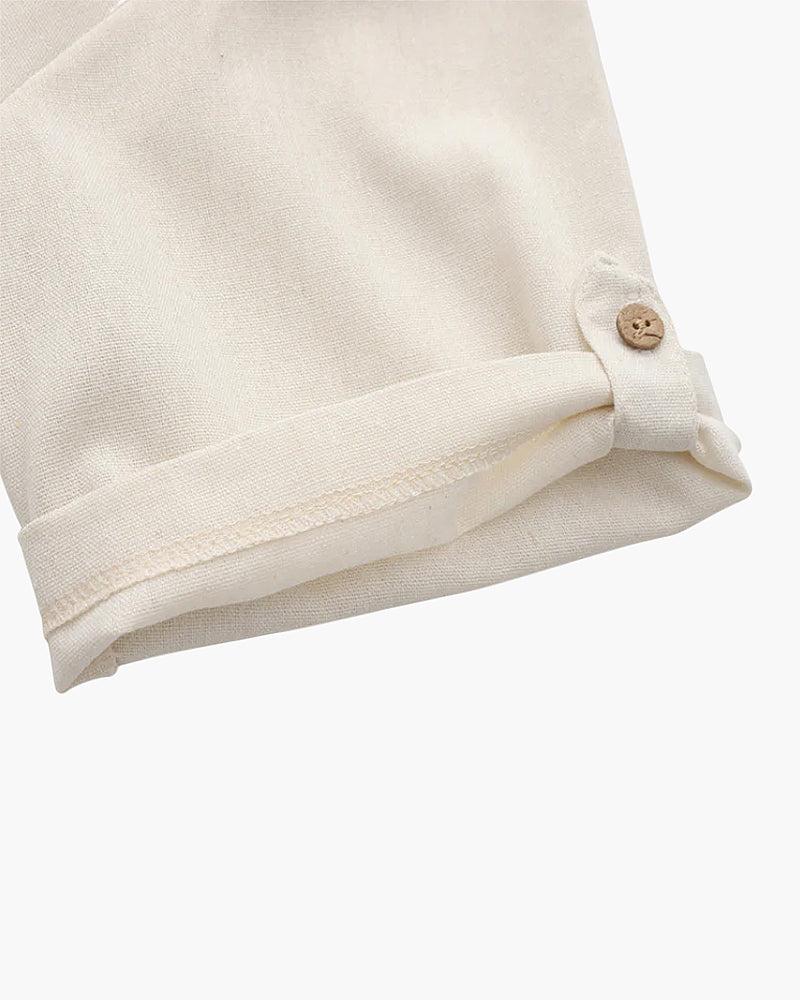 Santorini Linen Polo