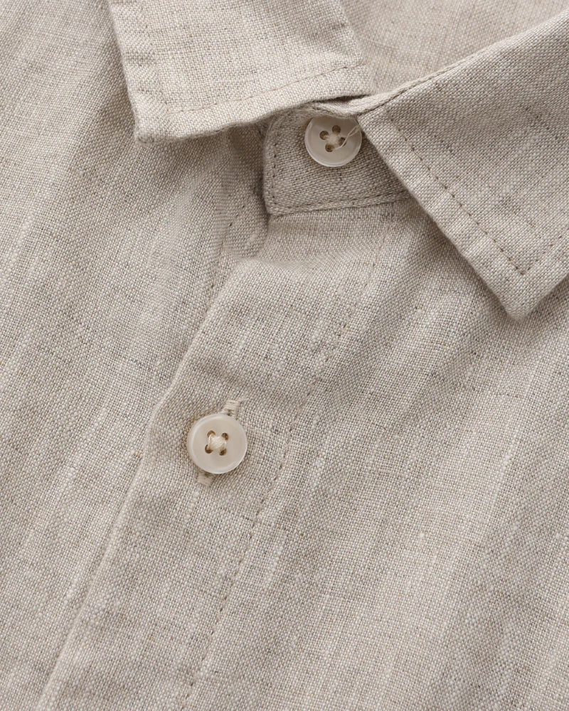 Mykonos Linen Shirt (Shortsleeve)