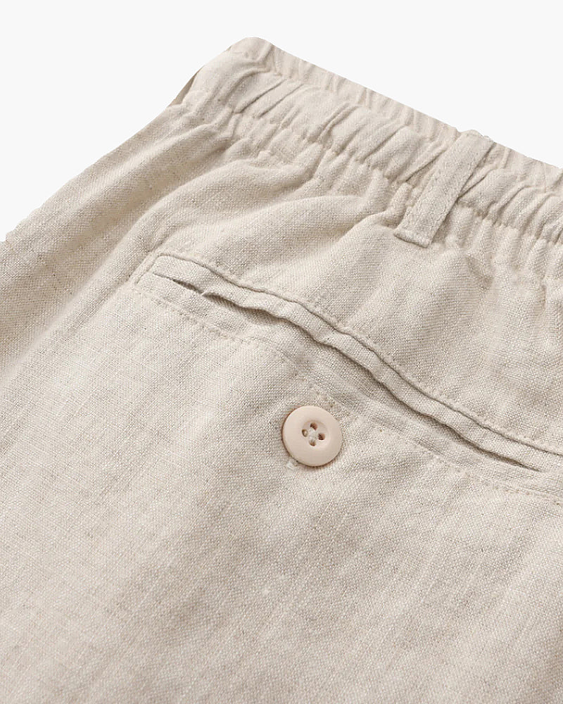 Santorini Linen Shorts