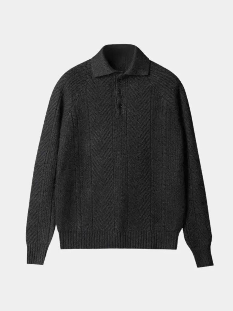 Alessio Long Sleeve Knit Polo