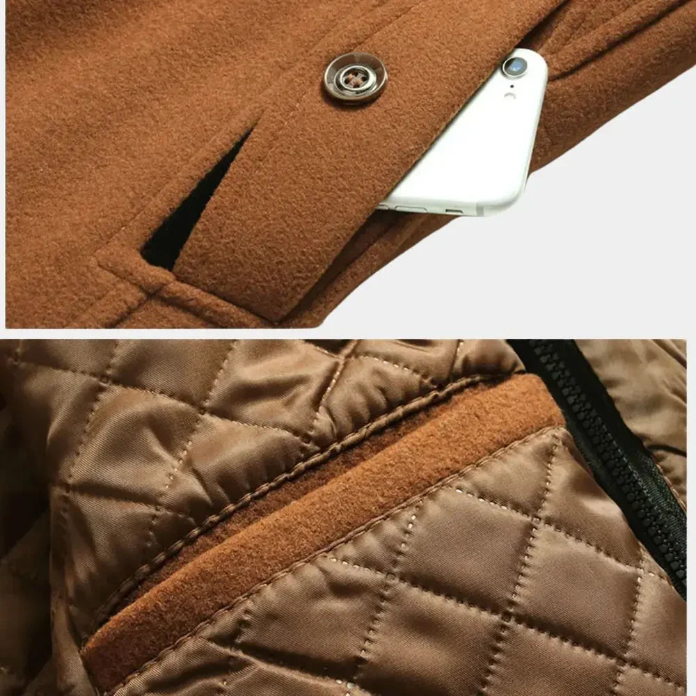 Premium Virgin Wool Overcoat