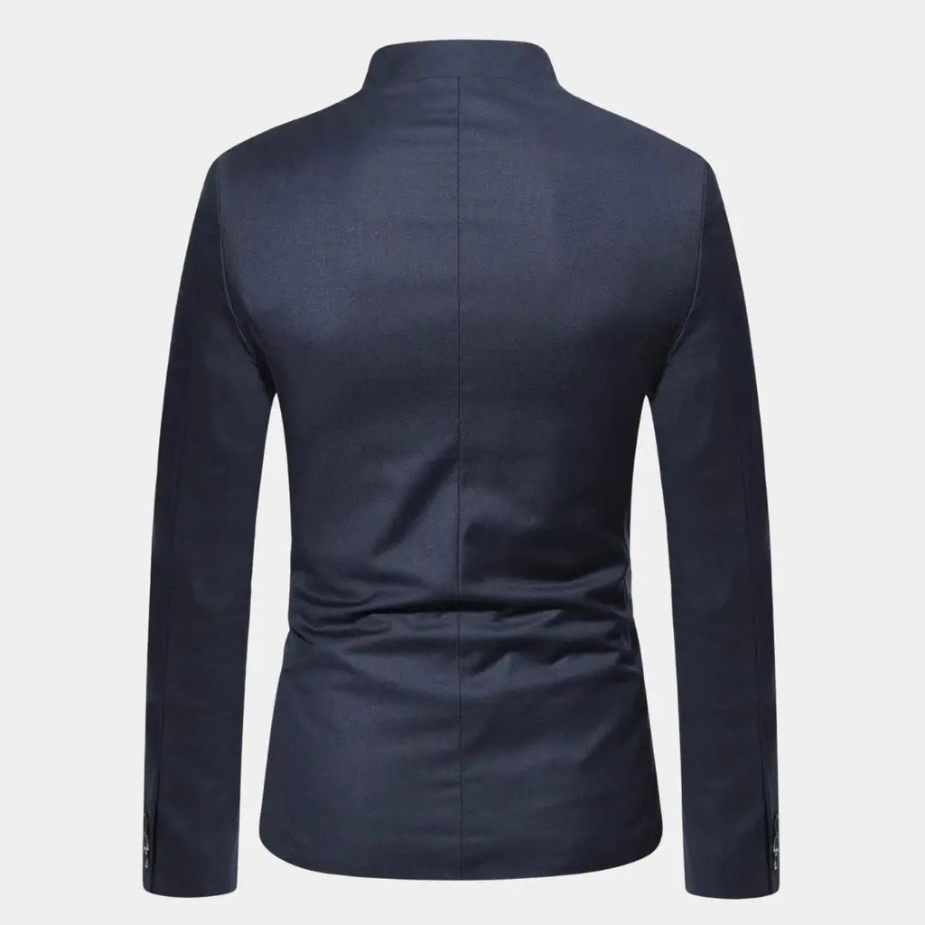 Regal Crest Collar Jacket