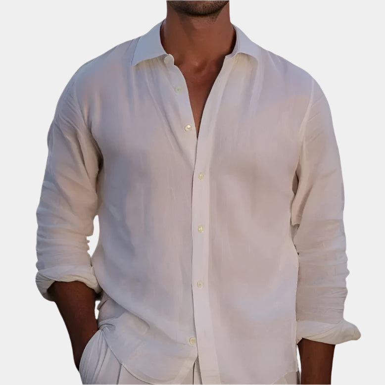 Bordeaux Linen Shirt