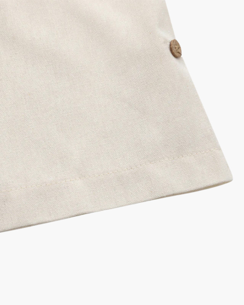 Santorini Linen Polo