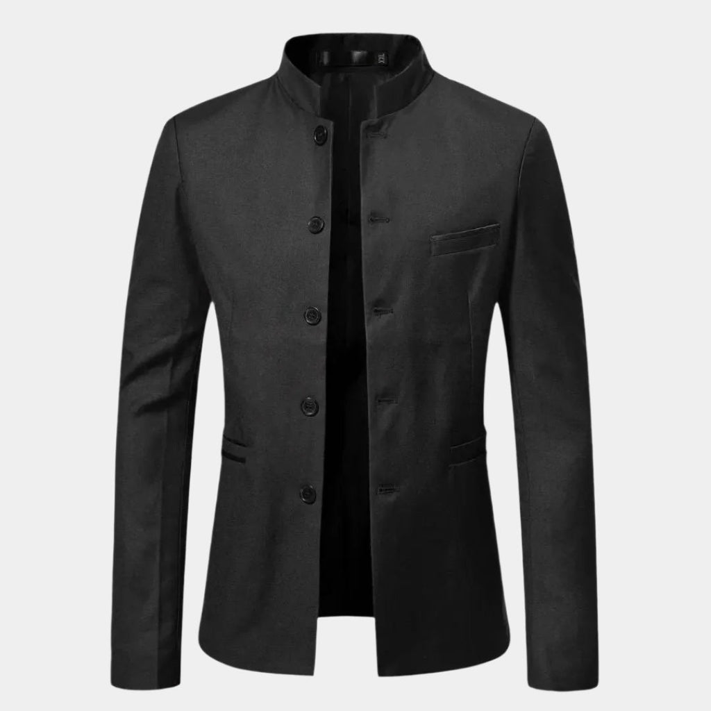 Regal Crest Collar Jacket