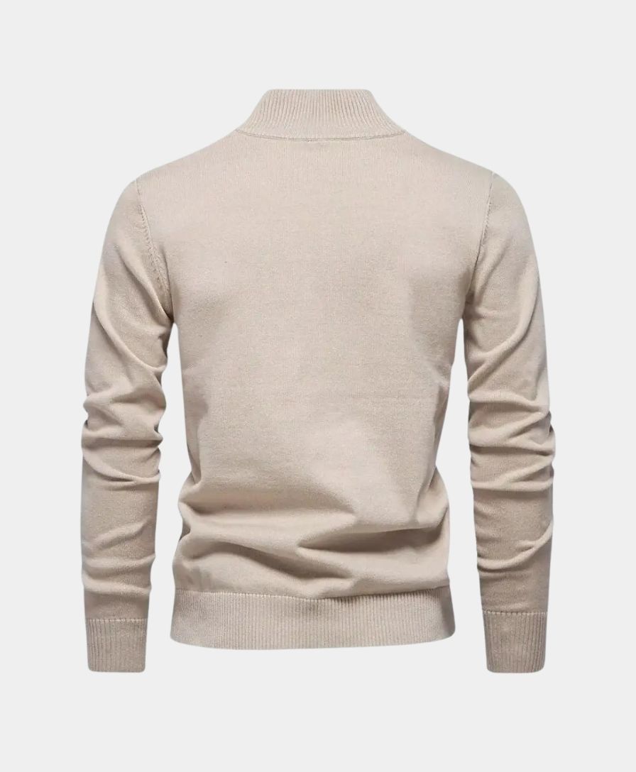 The Luxe Half-Zip Knit Sweater
