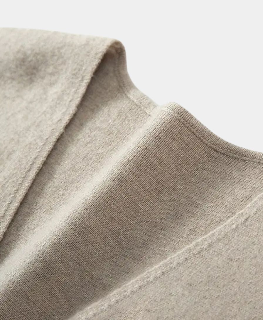 Premium Cashmere Button-Up Vest