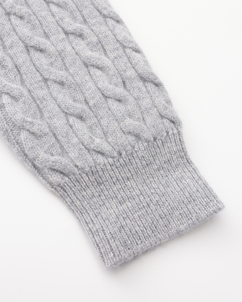 Royal Cashmere Woven Half Zip