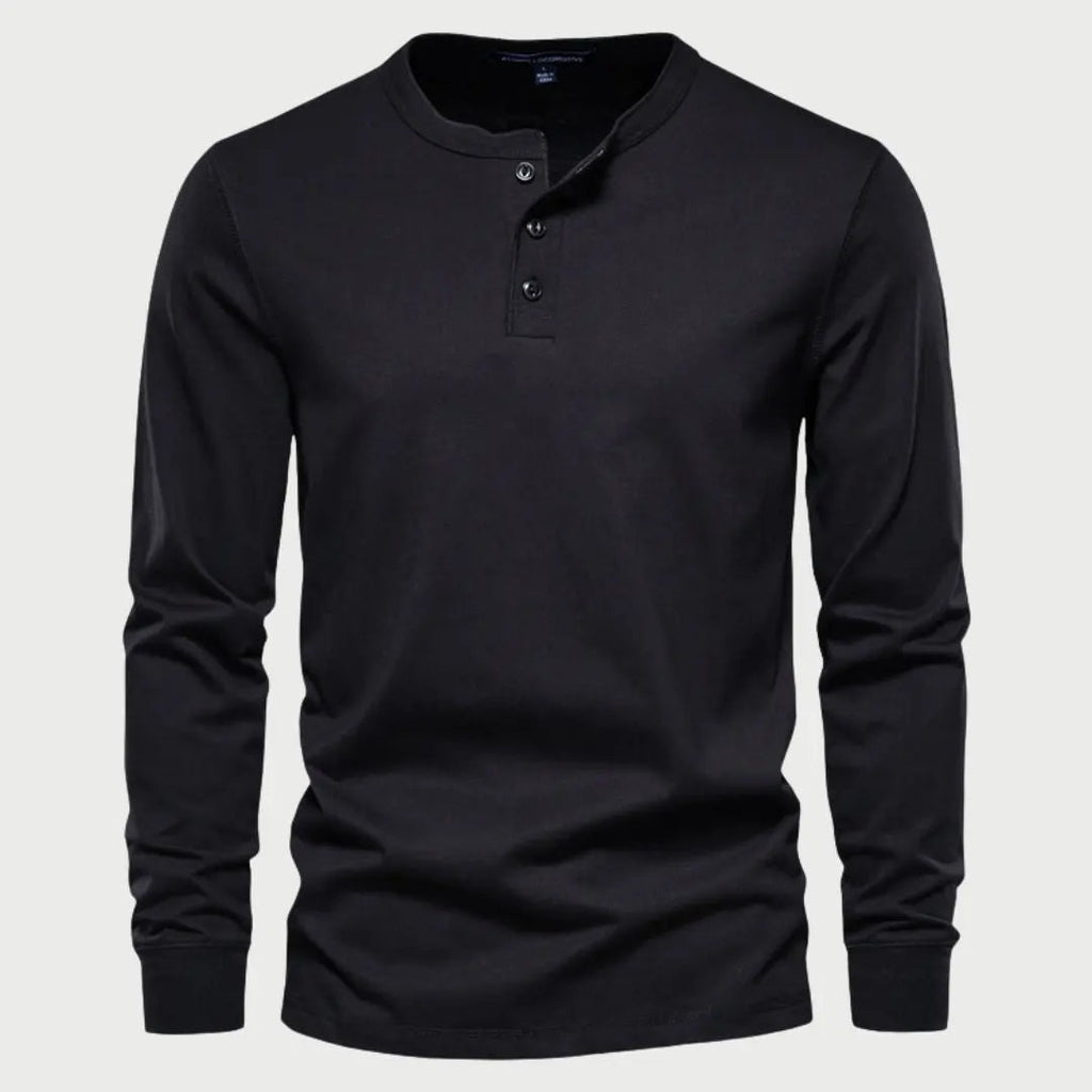 Torino Henry Neck Long Sleeve