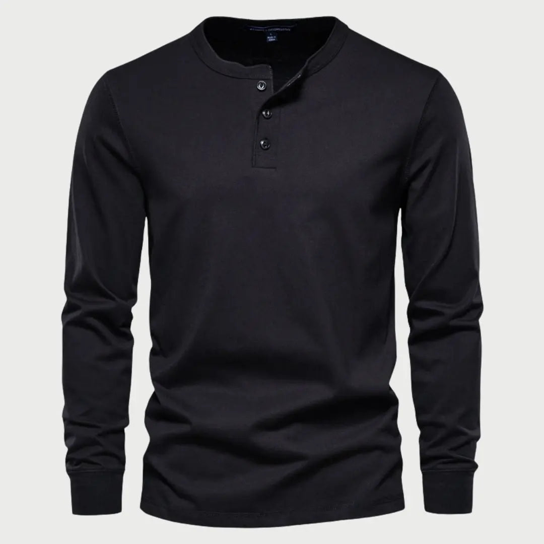 Torino Henry Neck Long Sleeve