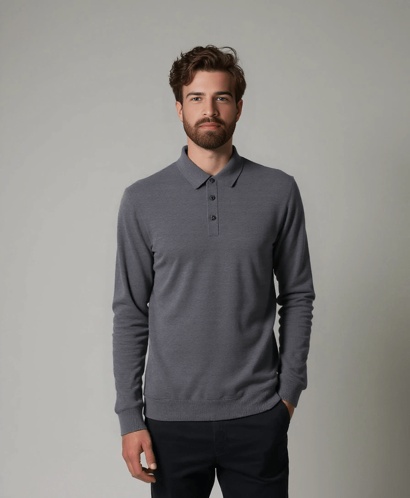 Giovanni Wool Knit Polo