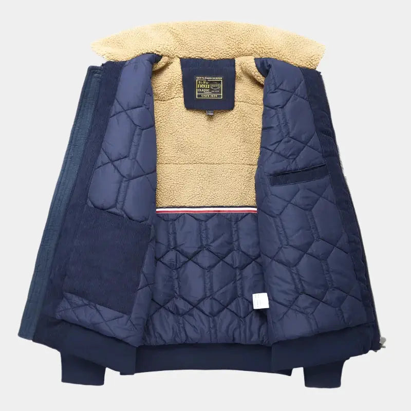 Velvet Corduroy Bomber Jacket