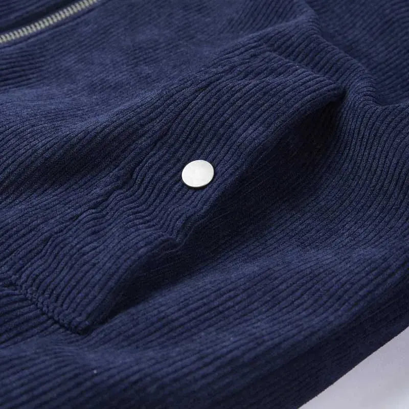 Velvet Corduroy Bomber Jacket