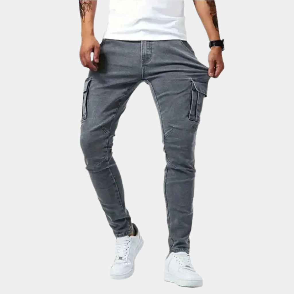Belmont Denim Cargo Trousers