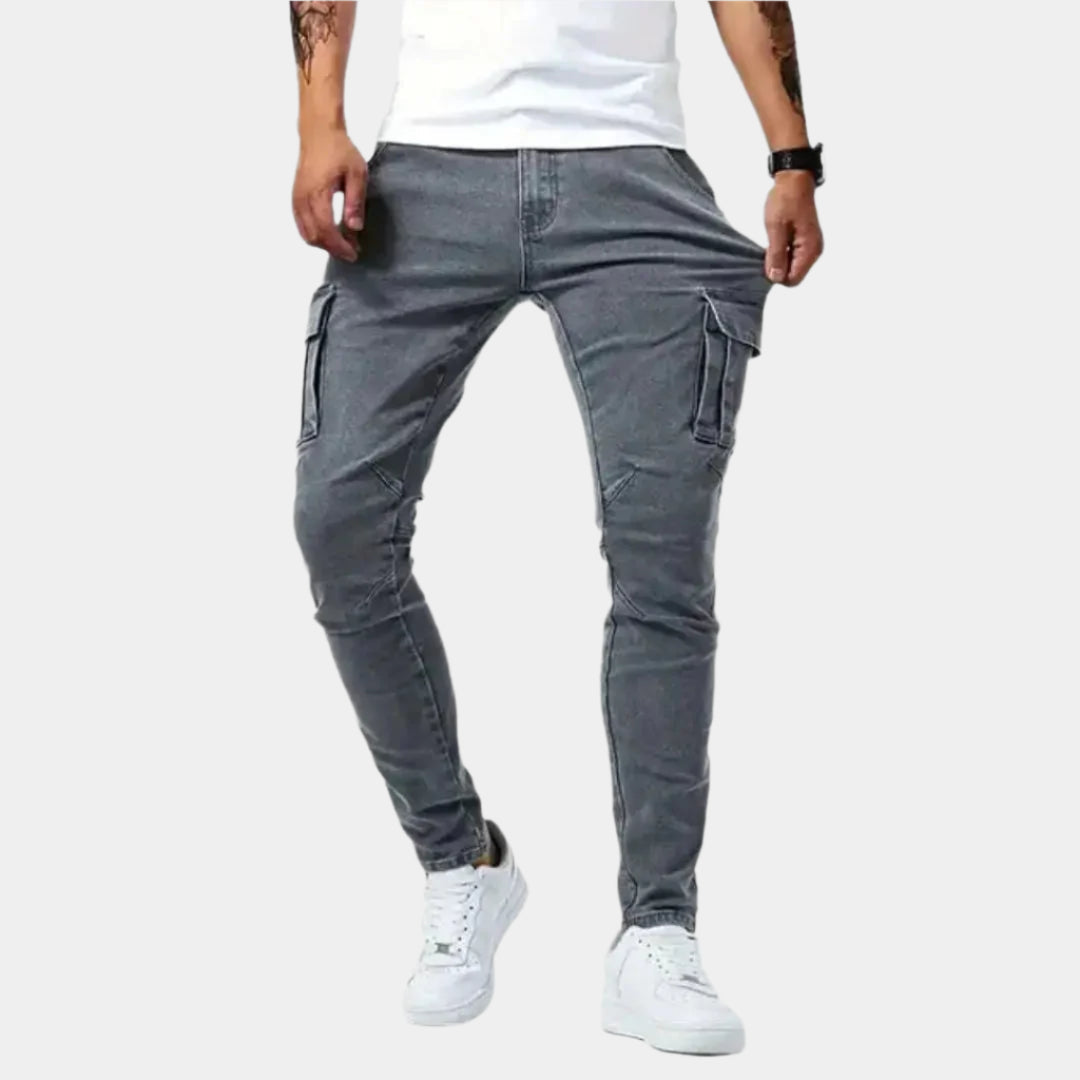 Belmont Denim Cargo Trousers