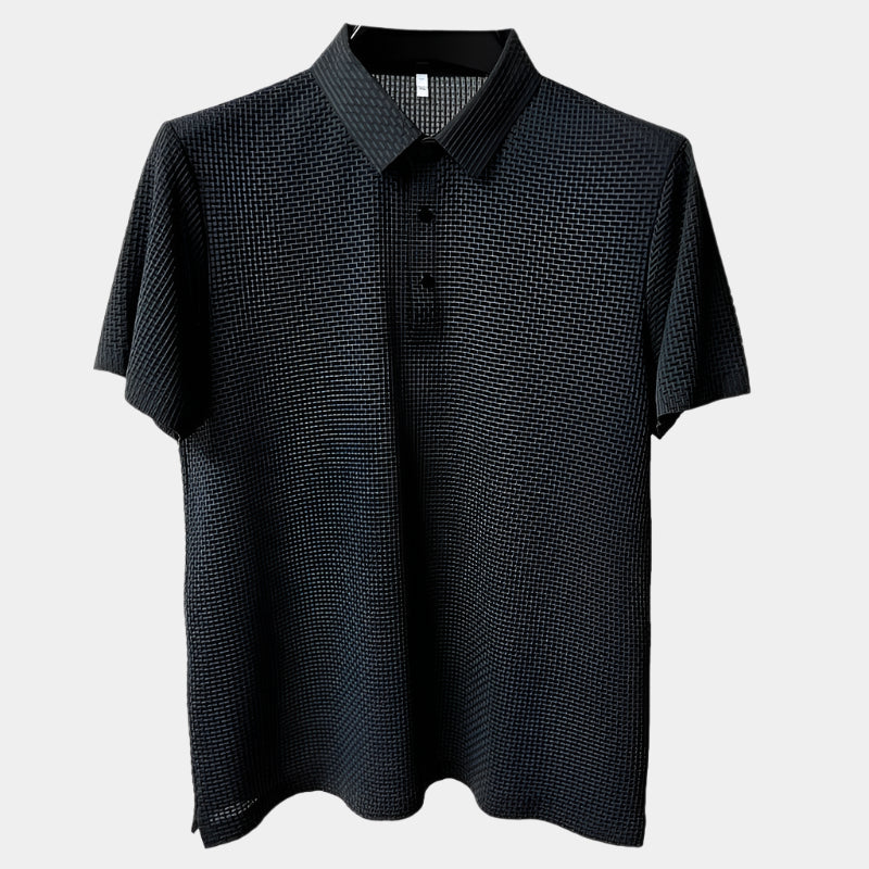 Lorenzo Silk Polo Shirt