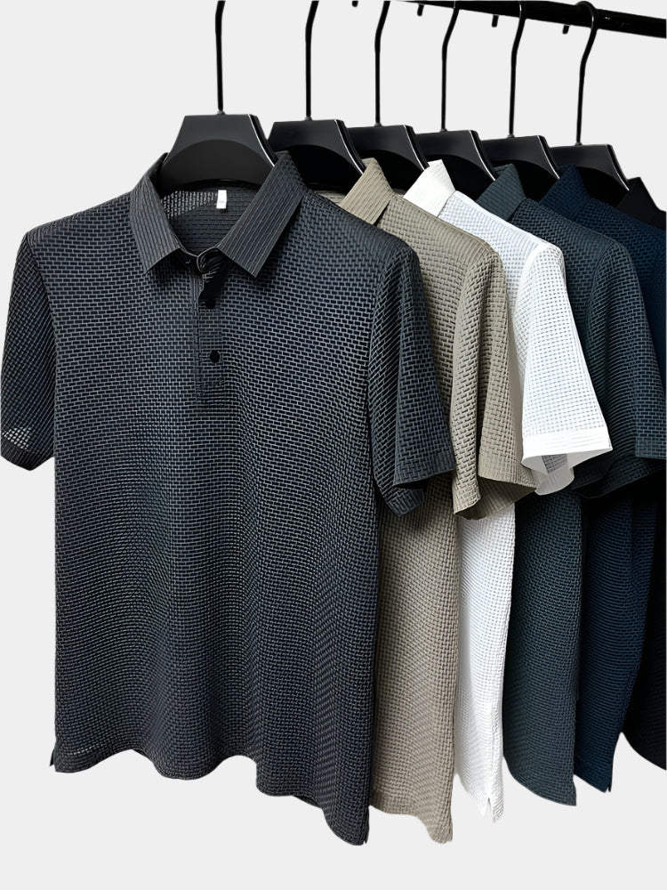Lorenzo Silk Polo Shirt