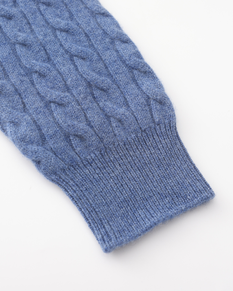 Royal Cashmere Woven Half Zip