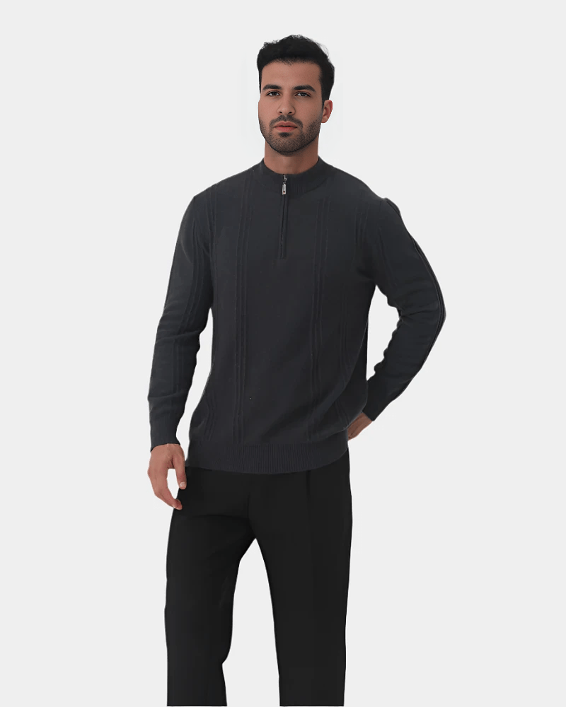 Pure Comfort Cashmere Half Zip
