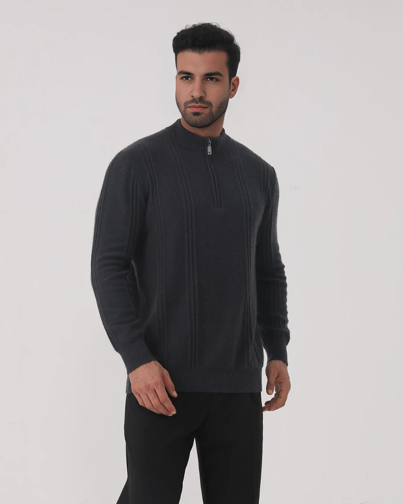 Pure Comfort Cashmere Half Zip