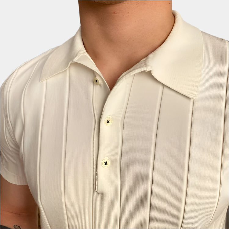 Luca Striped Polo Shirt