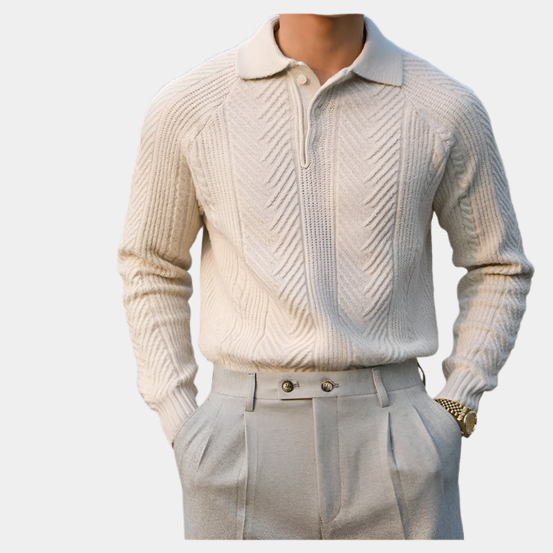Pattern Knitted Sweatshirt