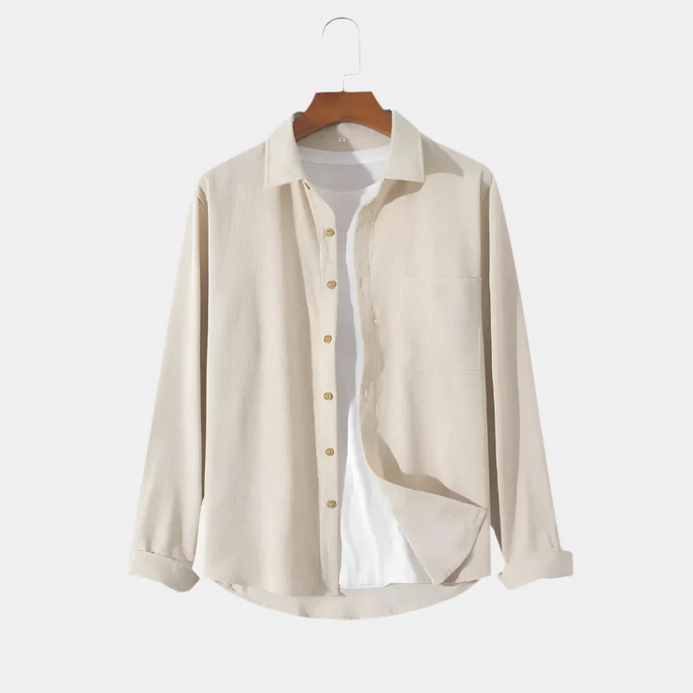 Prestige Solid Corduroy Shirt