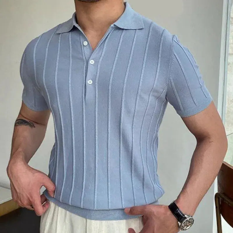 Salvatore Knit Polo Shirt