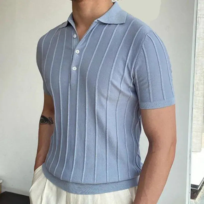 Salvatore Knit Polo Shirt