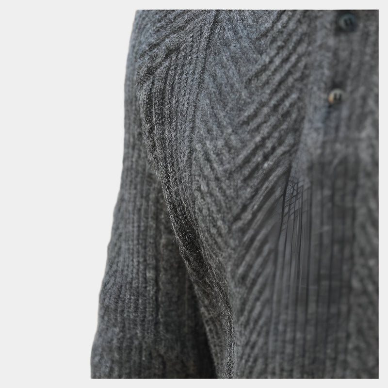 Pattern Knitted Sweatshirt
