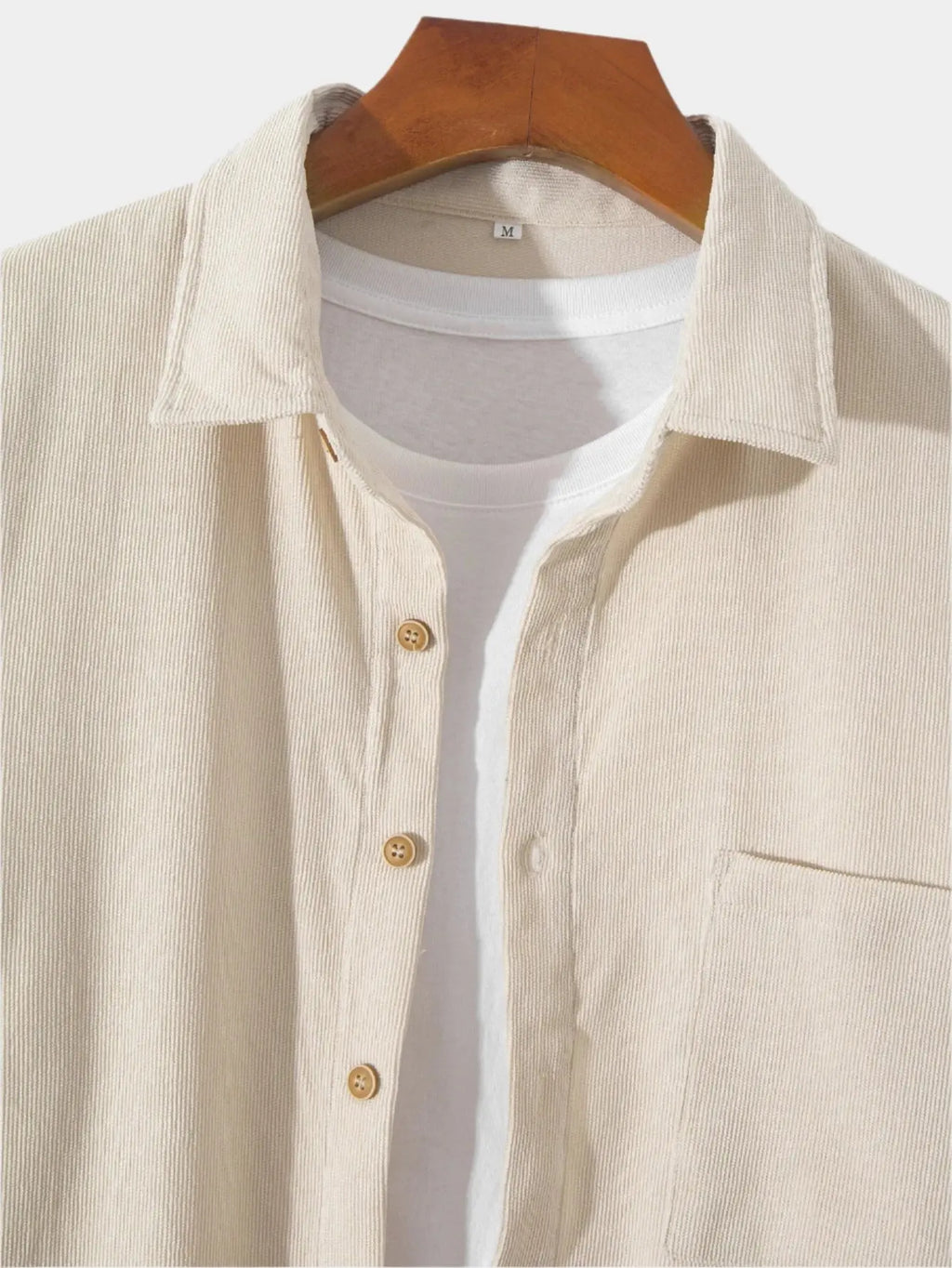 Prestige Solid Corduroy Shirt