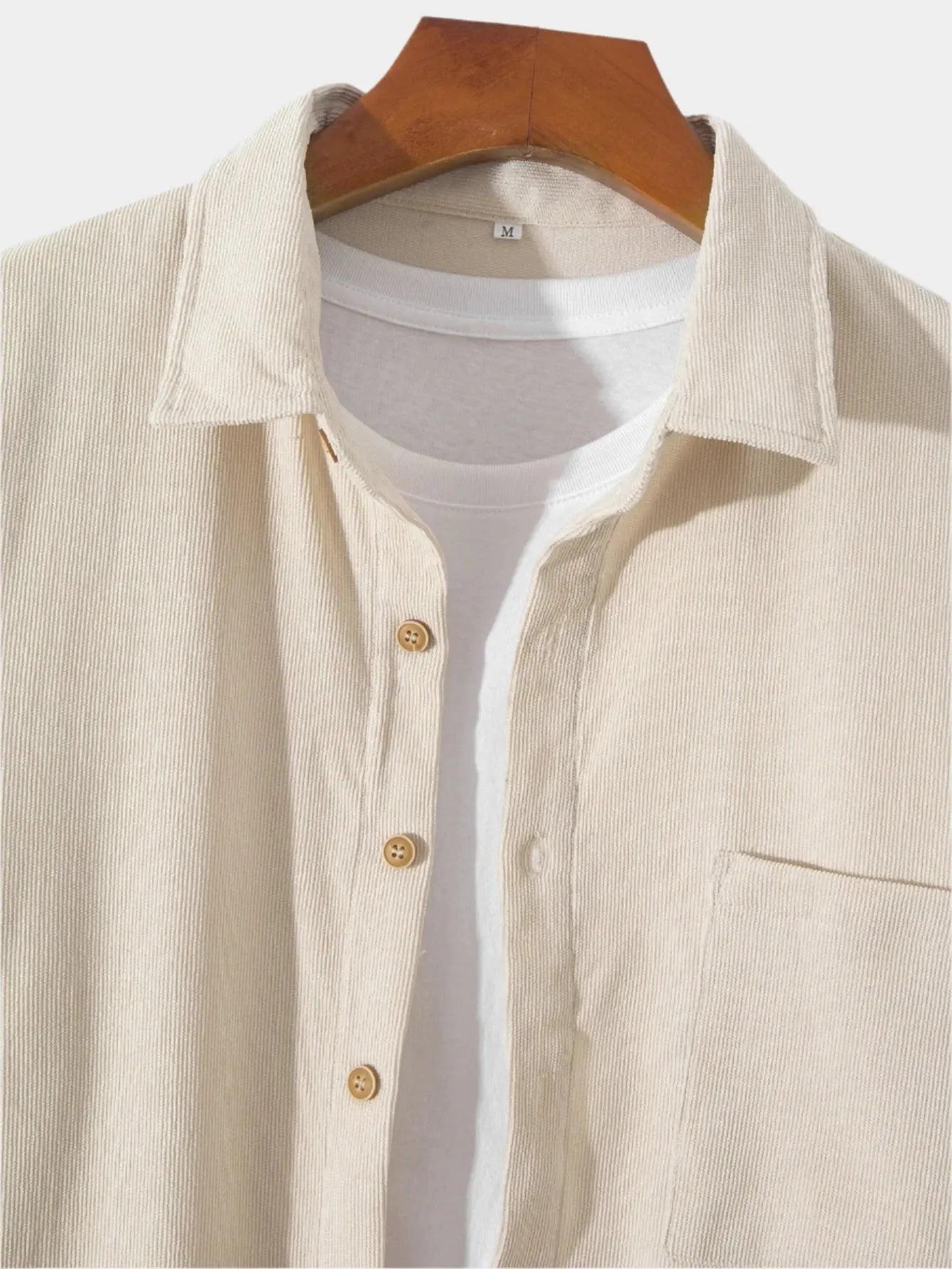 Prestige Solid Corduroy Shirt