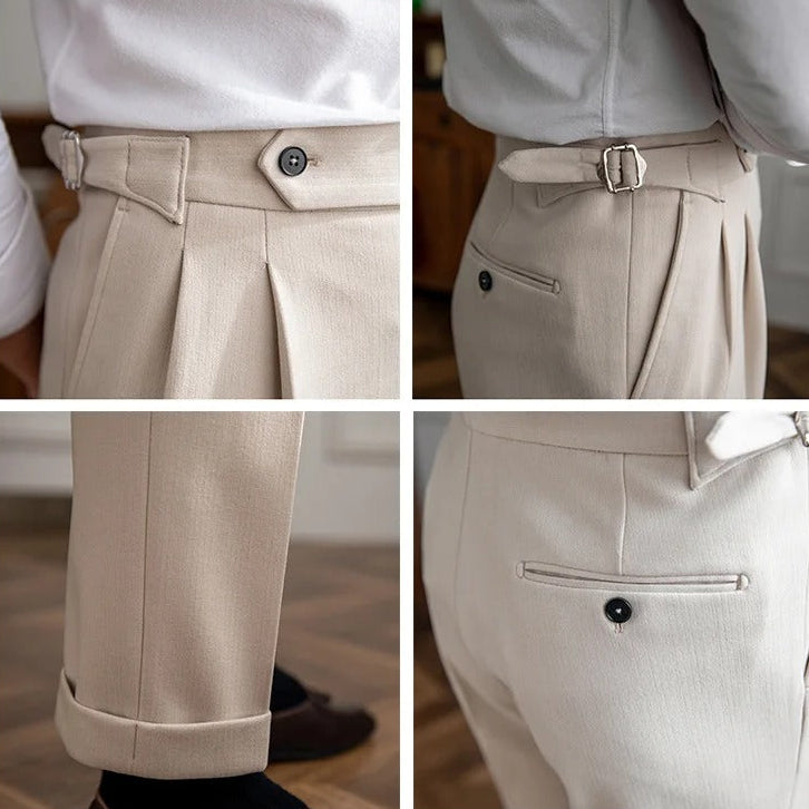 Torino High-Waisted Trousers