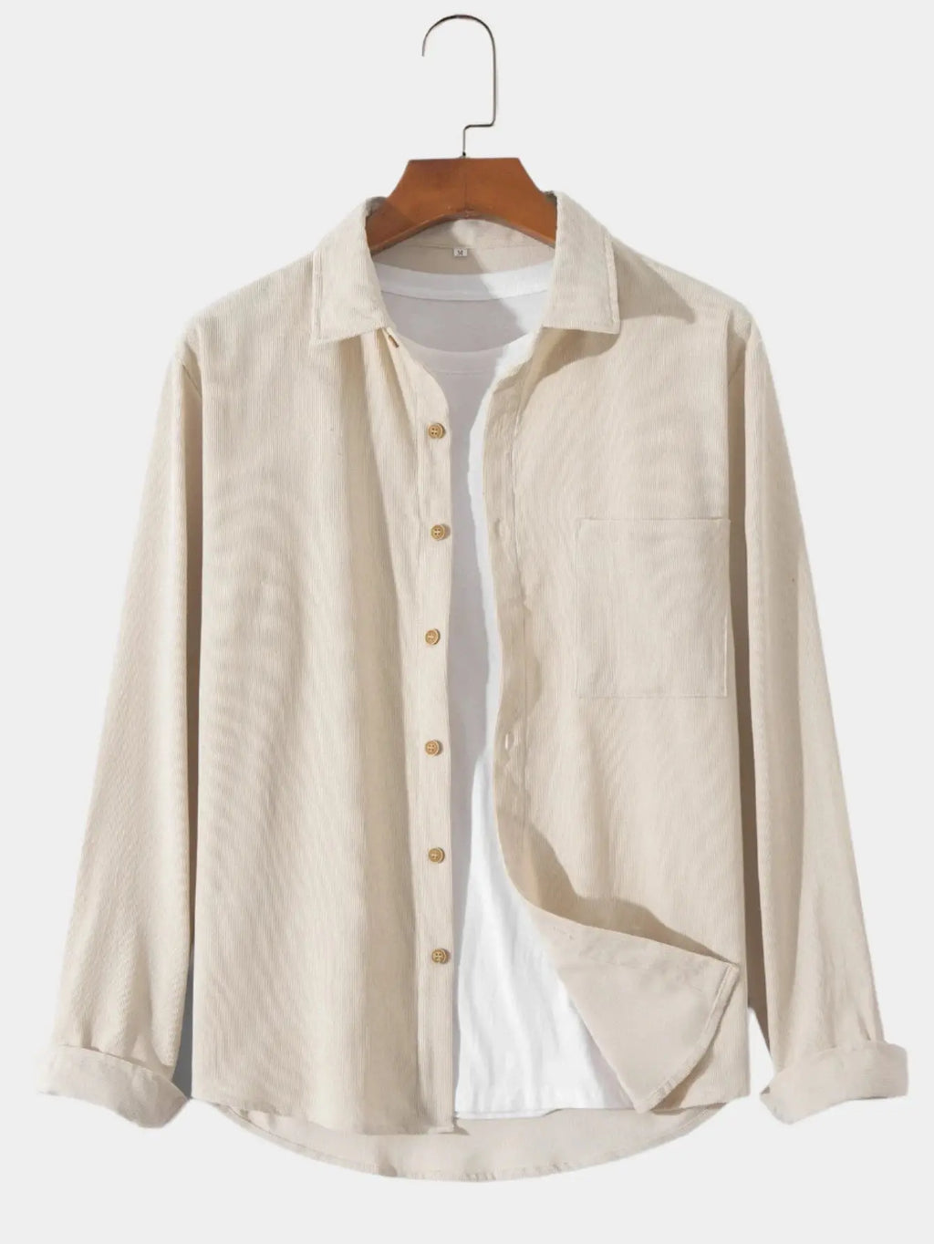 Prestige Solid Corduroy Shirt